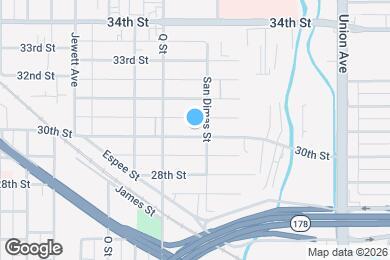 Map image of the property - 616 30th St