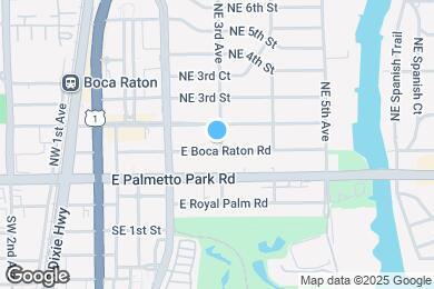 Map image of the property - 291 E Boca Raton Rd