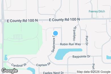 Map image of the property - 867 Seabreeze Dr