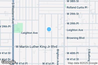 Map image of the property - 3961 1/2 Halldale Ave