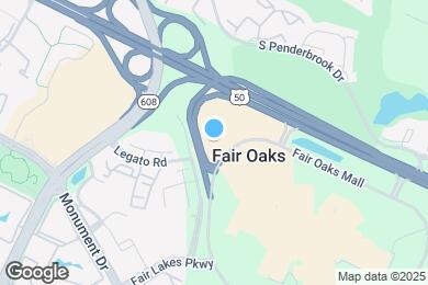 Map image of the property - Furnished Studio-Washington, D.C. - Fairfax - Fair Oaks Mall