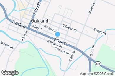Map image of the property - 604 E Oak St