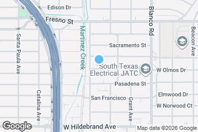 Map image of the property - 1139 Santa Anna St