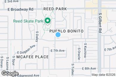 Map image of the property - 1716 E 6th Ave