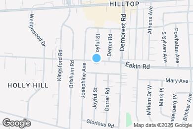 Map image of the property - 3515 Eakin Rd