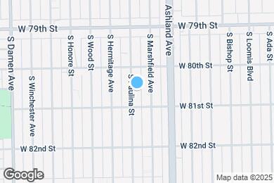 Map image of the property - 8037 S Paulina St