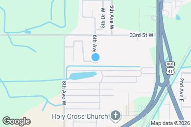 Map image of the property - 3222 6th Ave W