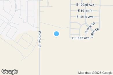 Map image of the property - 13920 E 100th Way