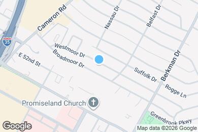 Map image of the property - 1409 Westmoor Dr