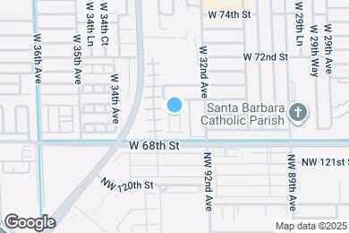 Map image of the property - 3252 W 70th St