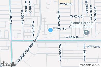 Map image of the property - 3282 W 70th St