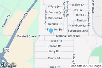Map image of the property - 314 Marshall Creek Rd
