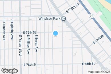 Map image of the property - 7617 S Colfax Ave