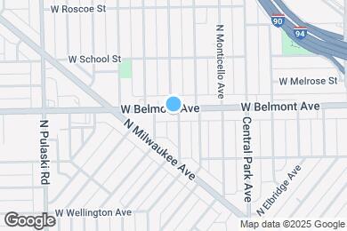 Map image of the property - 3729 W Belmont Ave