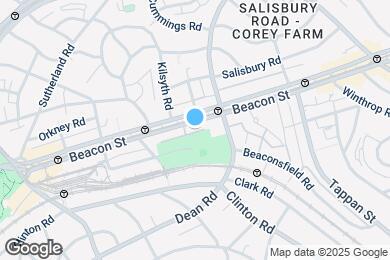 Map image of the property - 1797 Beacon St