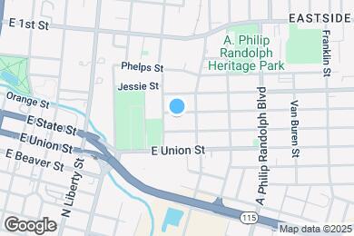 Map image of the property - 524 Odessa St