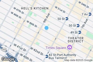 Map image of the property - 349 W 46th