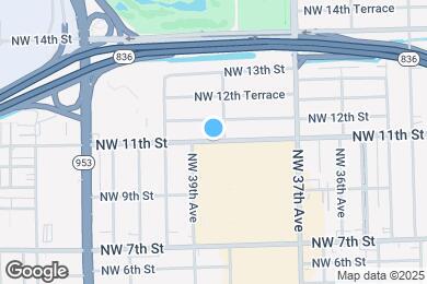 Map image of the property - 3830 NW 11th St