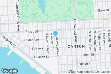 Map image of the property - 640 S Lakewood Ave