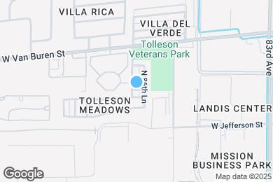 Map image of the property - 105 N 87th Ave