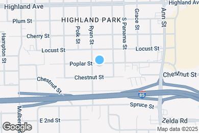 Map image of the property - 2514 Poplar St