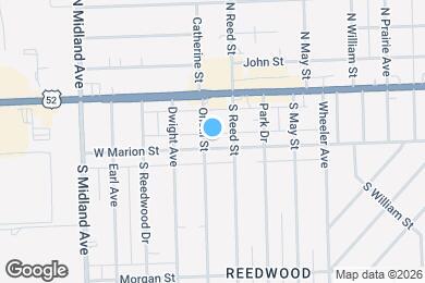 Map image of the property - 1159 W Marion St