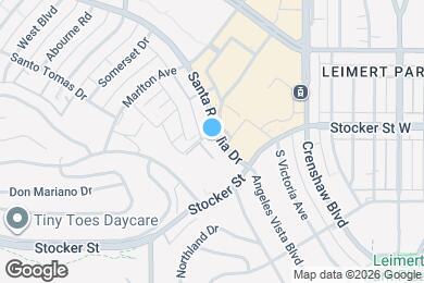 Map image of the property - 3750 Santa Rosalia Dr