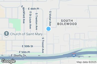Map image of the property - 4803 S Utica Ave
