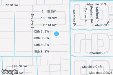 Map image of the property - 2514 13th St SW