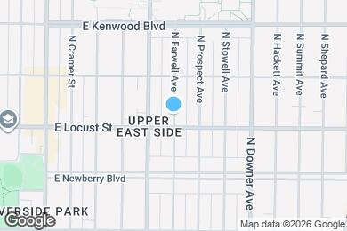 Map image of the property - 2915 N Farwell Ave