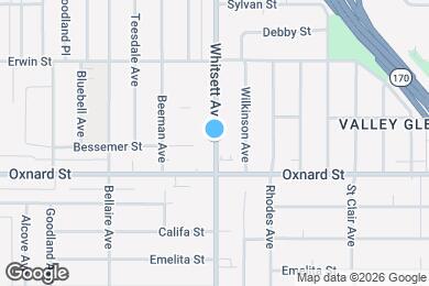 Map image of the property - 6035 Whitsett Ave