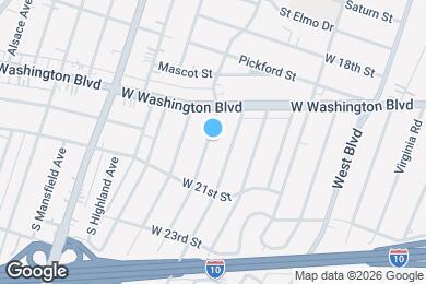 Map image of the property - 1936 1/2 S Rimpau Blvd