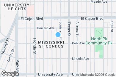 Map image of the property - 4130 Louisiana