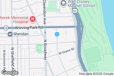 Map image of the property - 3928 N Pine Grove Ave