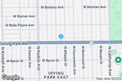 Map image of the property - 3044 W Irving Park Rd