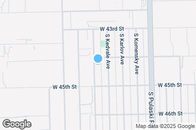 Map image of the property - 4415 S Keeler Ave