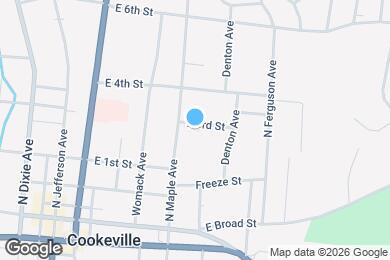 Map image of the property - 545 E 3rd St