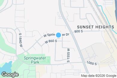 Map image of the property - 1618 W 860 S