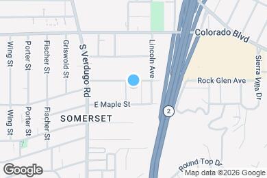 Map image of the property - 1516 Rock Glen Ave