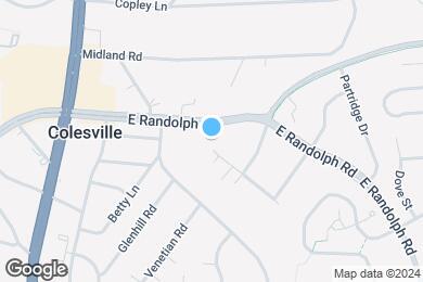 Map image of the property - Willow Manor at Colesville (Seniors 62+)