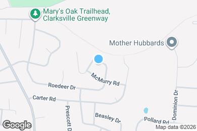 Map image of the property - 951 Roedeer Dr