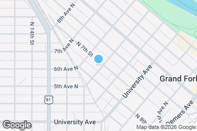 Map image of the property - 501 N 7th St