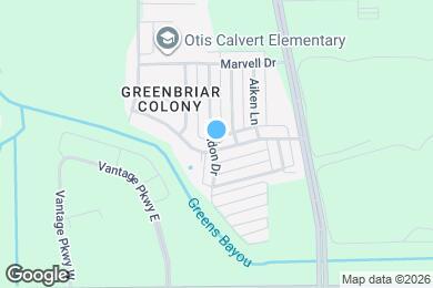 Map image of the property - 2103 Greenbriar Colony Dr