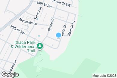 Map image of the property - 2637 Arch St SW