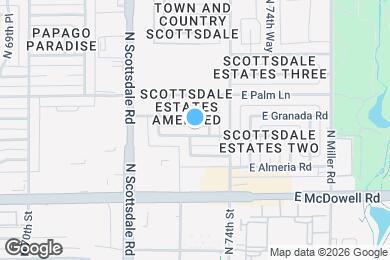 Map image of the property - 7302 E Coronado Rd