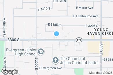 Map image of the property - 2103 E 3300 S