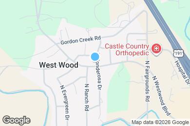 Map image of the property - 321 N Ponderosa Dr