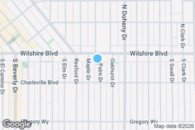 Map image of the property - 121 S Palm Dr