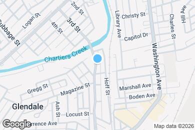Map image of the property - 419 Carothers Ave