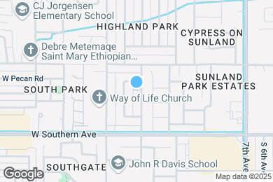 Map image of the property - 5634 S 13th Ave
